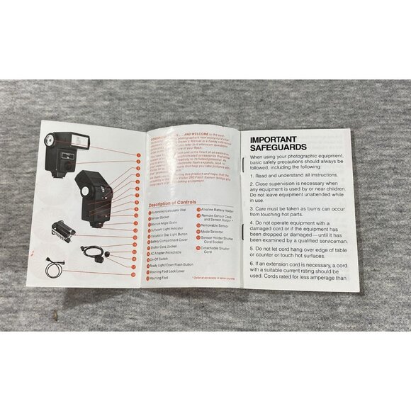 Vivitar Model 283 Auto Flash Instruction Camera Manuals & Guides - Picture 3 of 6